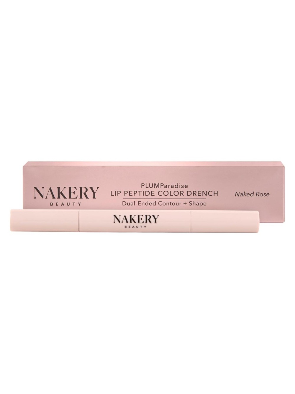 Nakery PLUMParadise Lip Peptide Color Drench (naked rose)